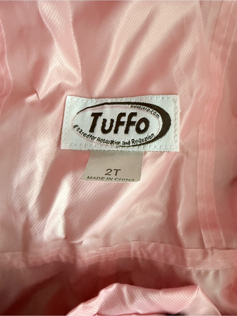 Pink Hooded Kids Rain Snowsuit with Brown Accents size 2T - Picture 2 of 7